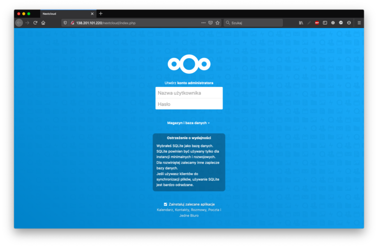 Установка и настройка nextcloud centos 8